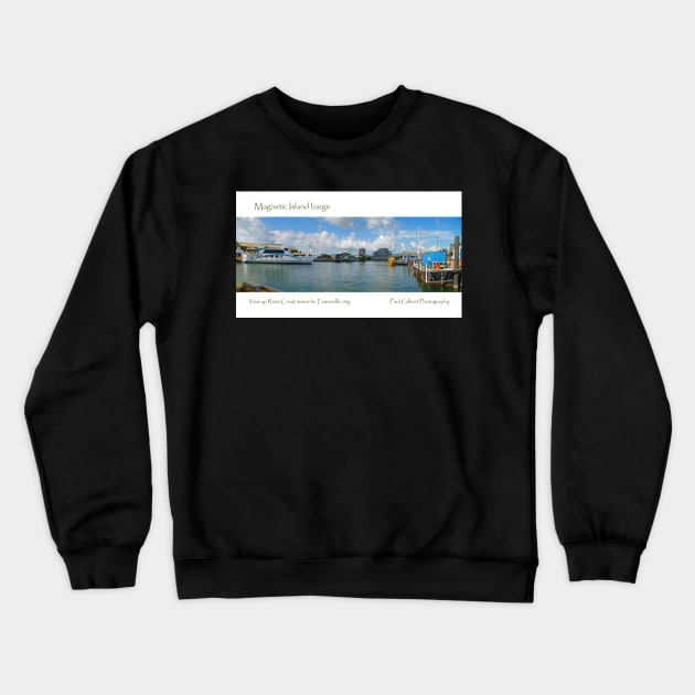 Magnetic Island barge Crewneck Sweatshirt by pops